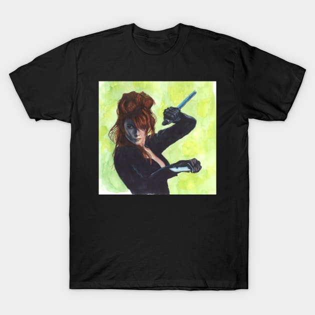 The Widow T-Shirt by Riffic Studios